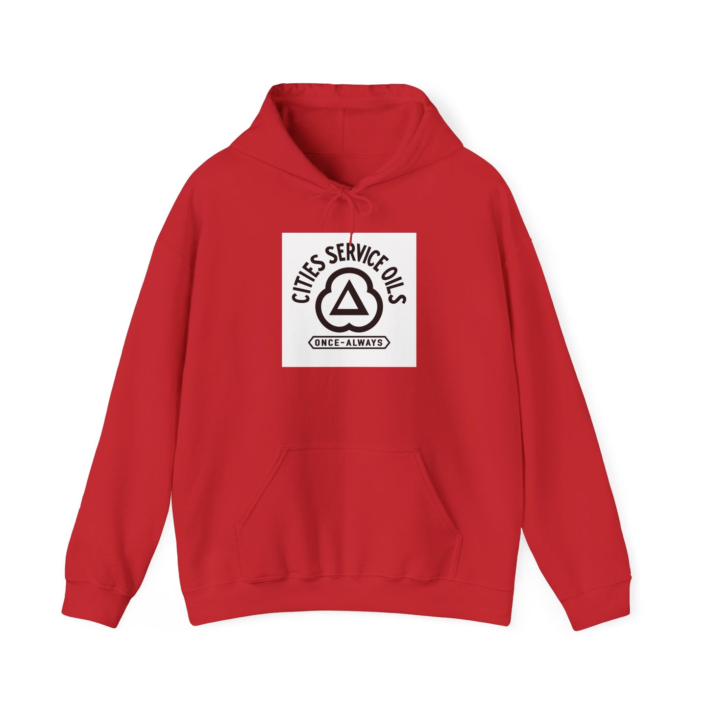 Cities Service Oils Logo Hoodie — 'Once & Always' Retro Gasoline Streetwear